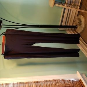 Black Flare Stretch Pants